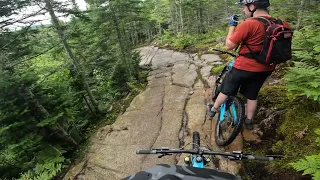 Sentiers du Moulin - Slab City in 4k. Quebec City, Canada. MTB Paradise!