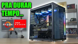 MONTEI UM PC GAMER FULL AMD, UM CANHÃO DE DESEMPENHO!