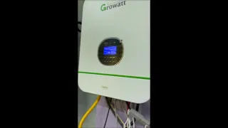 1st Growatt 24V SPF 3000TL LVM   3kW Flash Firmware