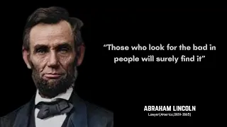Abraham Lincon- Life lession quotes on success