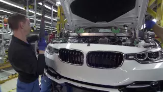 BMW 3 Series производство на заводе BMW в Мюнхене.