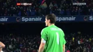 David Villa's Goal vs Real Madrid