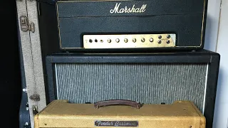 Cranked 1959 Fender Bassman v Cranked 1966 Marshall JTM45……killing the phone mic