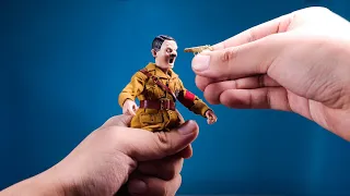 A bad dream！Bean-Gelo WWII action figure stop motion animation