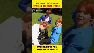 BTS Gone Crazy While Dancing in Public Park | BTS Funny Moments 🤣 #bts #btsarmy #funny