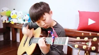 11-year-old Boy Sean Song ( Maroon 5 - Payphone ) Guitar Cover