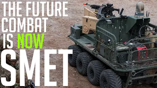 SMET |  The Unmanned Gun-Shooting Robot Vehicle In Action