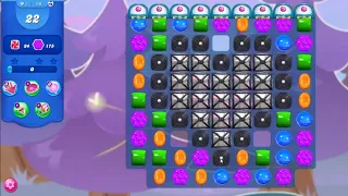 Candy Crush Saga LEVEL 90 NO BOOSTERS (new version) 22 MOVES