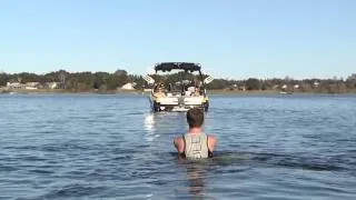 Wakeboarding Behind a V-Drive Versus a Sterndrive