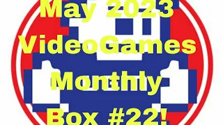 May 2023 VideoGames Monthly Unboxing Box #22! (Got my First CIB Genesis game!)