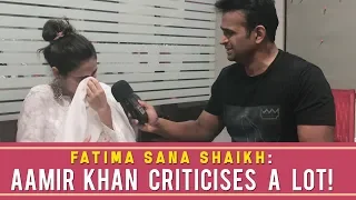 Fatima Sana Shaikh : ‘Aamir Khan criticises a lot! ‘ #Part1 #ThugsofHindostan