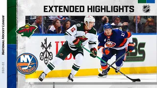 Minnesota Wild vs New York Islanders Jan 30, 2022 HIGHLIGHTS