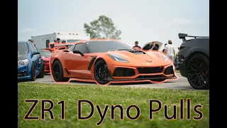 2019 C7 ZR1 dyno pulls