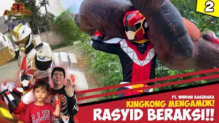 Captain Justice & Rasyid Episode 2|Rampaging KINGKONG! Rasyid in Action!  Ft. Windah basudara & Egie