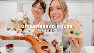 Vlogmas Day 4! | Gingerbread House Competition!