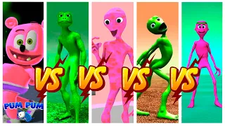 Color Dance Challenge Dame Tu Cosita vs El Taiger vs Patila vs Chocobodi vs Alex! | PUMPUM