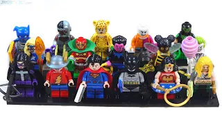 LEGO DC Super Heroes Minifigures series review! All 16