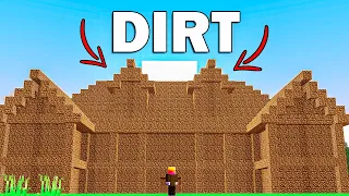 Why My Base is 100% Dirt...