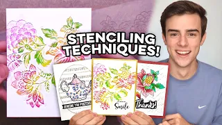 Level Up Your Cardmaking With These Stencil Techniques!