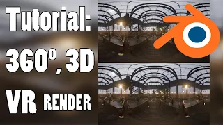 Blender Tutorial: How to render VR 360 degree, stereoscopic 3D