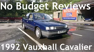 No Budget Reviews: 1992 Vauxhall Cavalier Mark III 1.6 L at the Great British Car Journey!