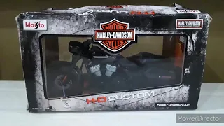 Maisto 1/12 unboxing of mini Harley Davidson 2017 Road King Special