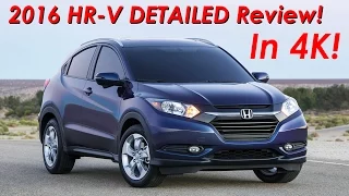 2016 Honda HR-V Crossover Review DETAILED! In 4K!