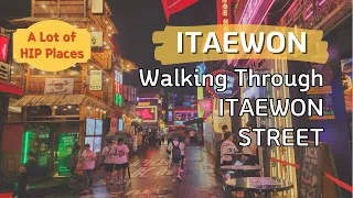 [4K_이태원/SEOUL] 태풍 카눈이 지나간 이태원의 금요일 밤 (Night Walking Tour_ITAEWON after typhoon Khanun)