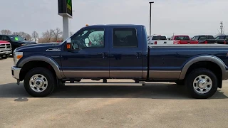 2014 FORD F250 CREW LONG LARIAT GAS WALK AROUND REVIEW SOLD! 10016 FOND DU LAC www.SUMMITAUTO.com