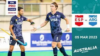 FIH Hockey Pro League 2022-23: Spain vs Argentina (Men, Game 2) - Highlights