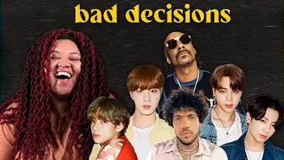 I LOVE THIS! | benny blanco, BTS & Snoop Dogg - Bad Decisions (Official Music Video) | Reaction