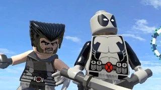 LEGO Marvel Superheroes - X-FORCE DEADPOOL & WOLVERINE FREE ROAM GAMEPLAY (MOD SHOWCASE)