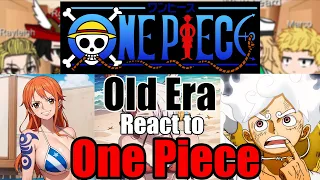 👒 Old Era react to One Piece, Luffy(Joyboy), Garp, Future... | Compilation | Gacha Club | Onepiece