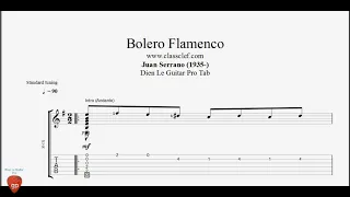 Juan Serrano - Bolero Flamenco - Guitar Pro Tab