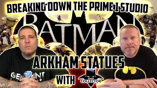 Prime 1 Studio ARKHAM Statue Line with BATMAN STATUE COLLECTOR