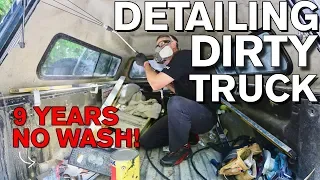 Detailing Dirty Truck Interior after 9 Years! Chevrolet Silverado