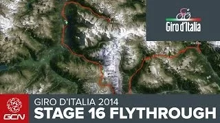 Giro d'Italia 2014 Stage 16 Fly Through