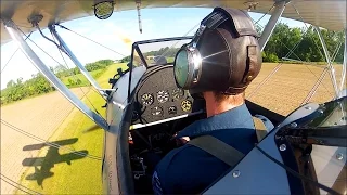 Boeing Stearman - WarBird Training - Tail Wheel Flying - Grass strip