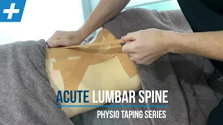 Taping for Acute Lumbar Spine Pain | Tim Keeley | Physio REHAB