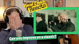 Vocal Coach REACTS - VOICEPLAY 'Seven Nation Army' (White Stripes COVER)