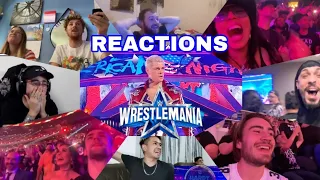 Cody Rhodes Returns to WWE in Wrestlemania 38 BEST REACTIONS, COMPILATION MASHUP (FULL COMPILACIÓN)