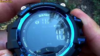 SKMEI 1227 Smart Watch - Test the clock for the distance traveled !!!