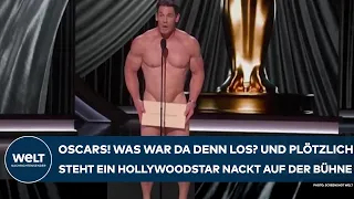 LOS ANGELES: Oscars 2024! Und plötzlich steht Hollywood-Star John Cena splitternackt auf der Bühne