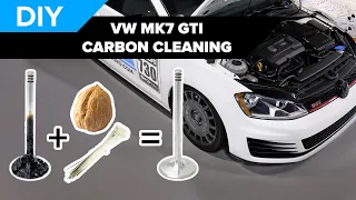 Carbon Cleaning - How to Scrape and Walnut Blast your Intake Valves - MK7 VW GTI