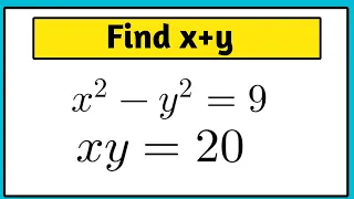 Germany | Math Olympiad Exponential Equation | How To Find x + y