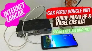 CARA PASANG DONGLE HP KE SET TOP BOX TV DIGITAL SAMPAI BERHASIL (JADI GAK PERLU DONGLE WIFI LAGI)