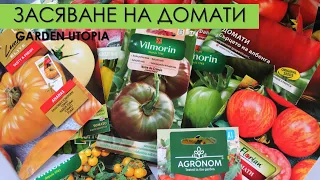 Засяване на домати | Различни сортове + Първи резултати от зимното сеене | 05.03.2023 г.