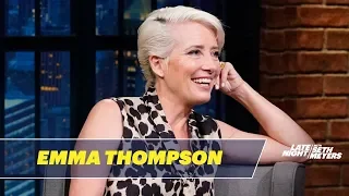 Emma Thompson Accepted Her Damehood for the Fancy Medal