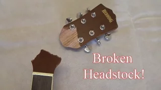 Broken Headstock Repair!