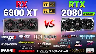 20 Games on RX 6800 XT vs. RTX 2080 SUPER in 2023 - 1440p & 4K